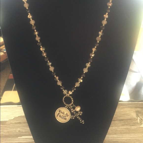 NWT Walk By Faith Necklace - Picture 2 of 2